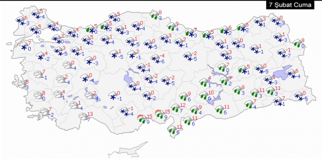 İstanbul'da perşembe günü kar bekleniyor